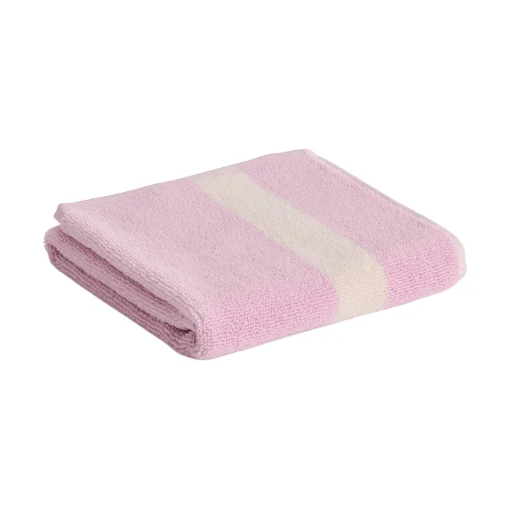 Ręcznik Stripe - Cool pink, 40x60 cm - HAY