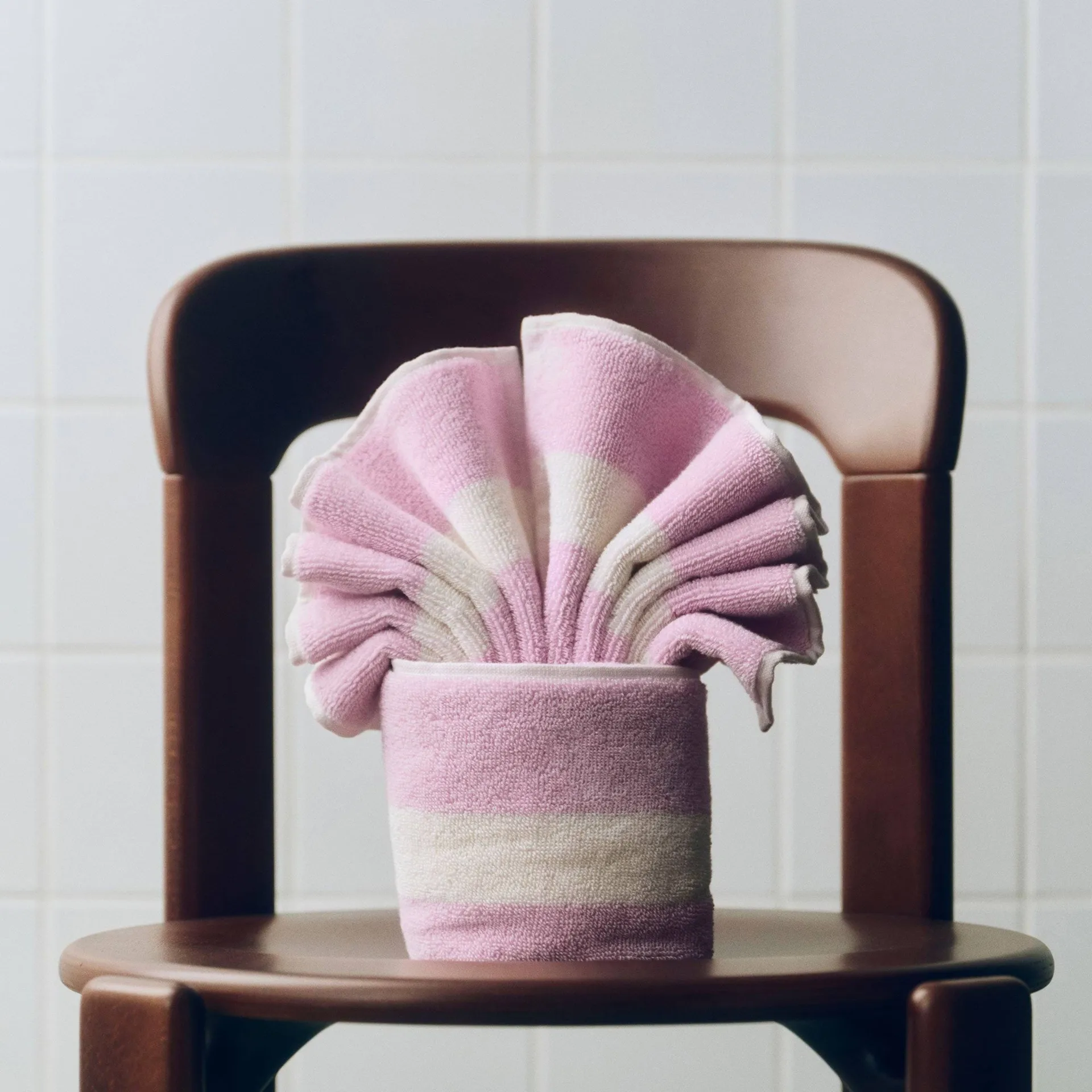 Ręcznik Stripe, Cool pink, 40x60 cm HAY