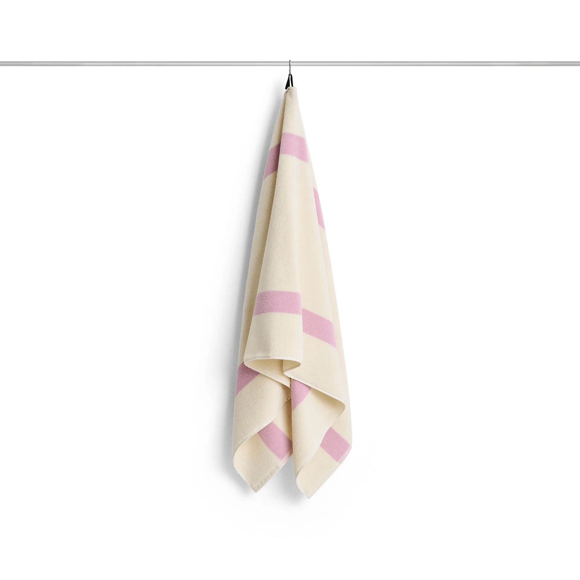 Ręcznik Stripe, Cool pink, 70x140 cm HAY