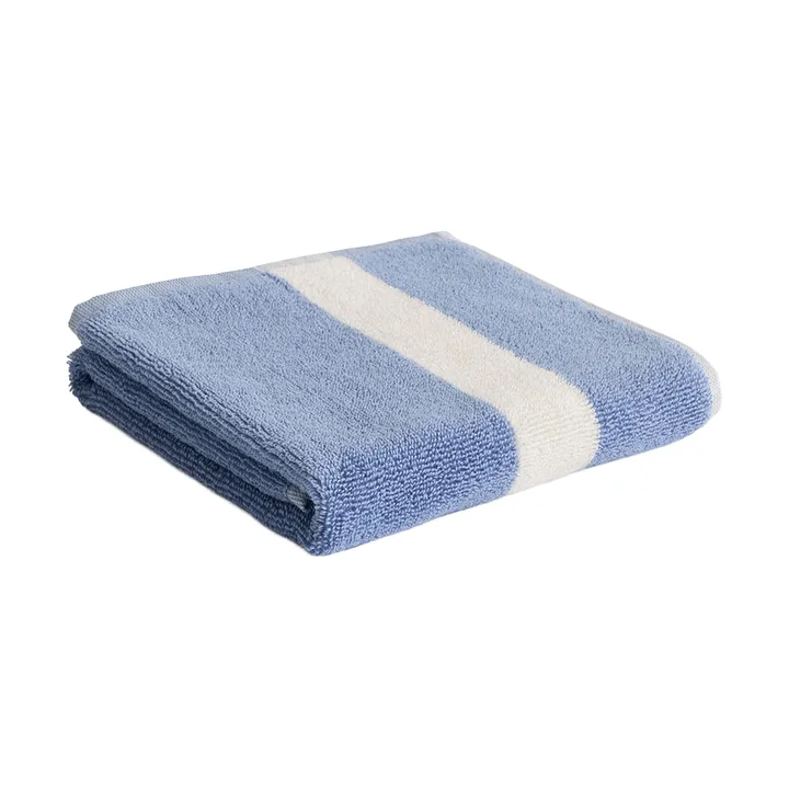 Ręcznik Stripe - Dusty blue, 40x60 cm - HAY