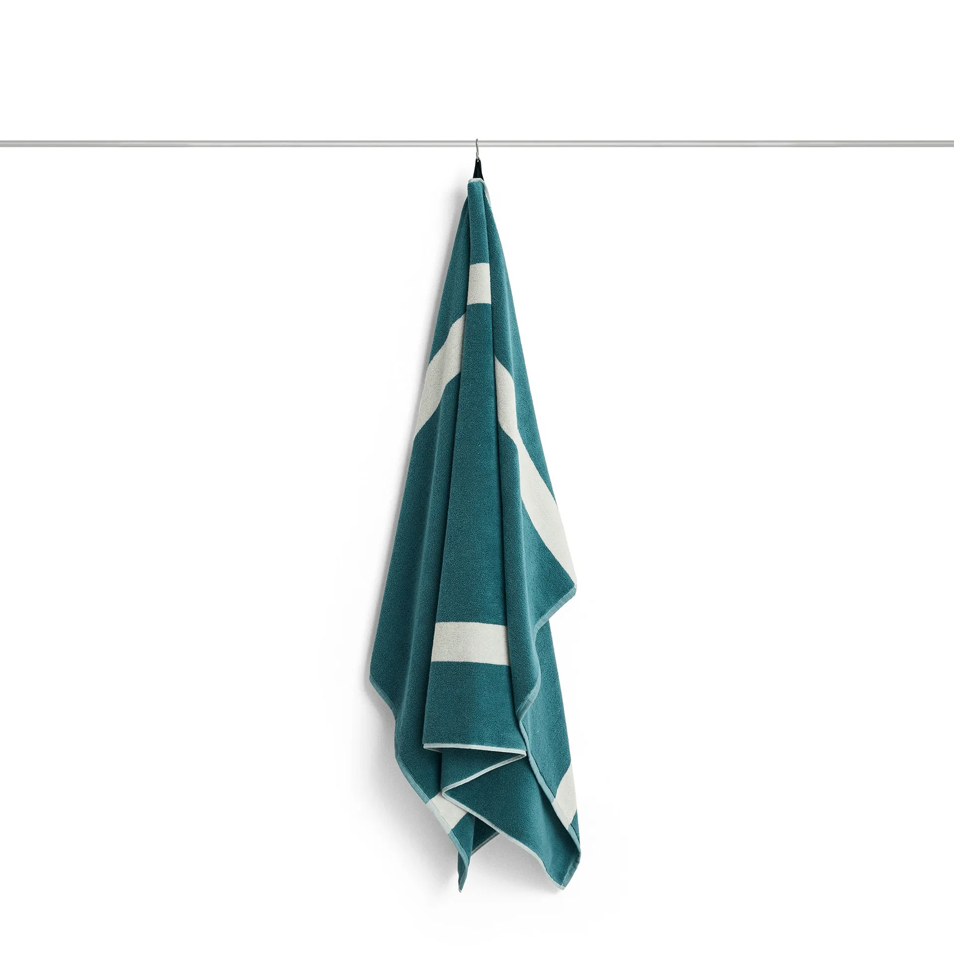 Ręcznik Stripe, Petrol blue, 100x150 cm HAY