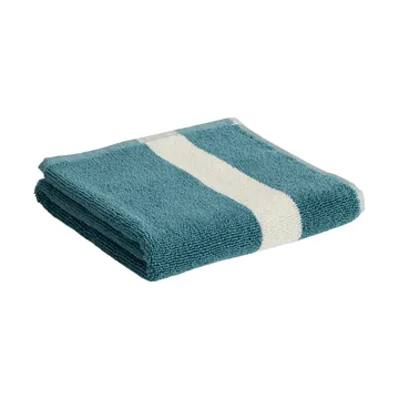 Ręcznik Stripe - Petrol blue, 40x60 cm - HAY