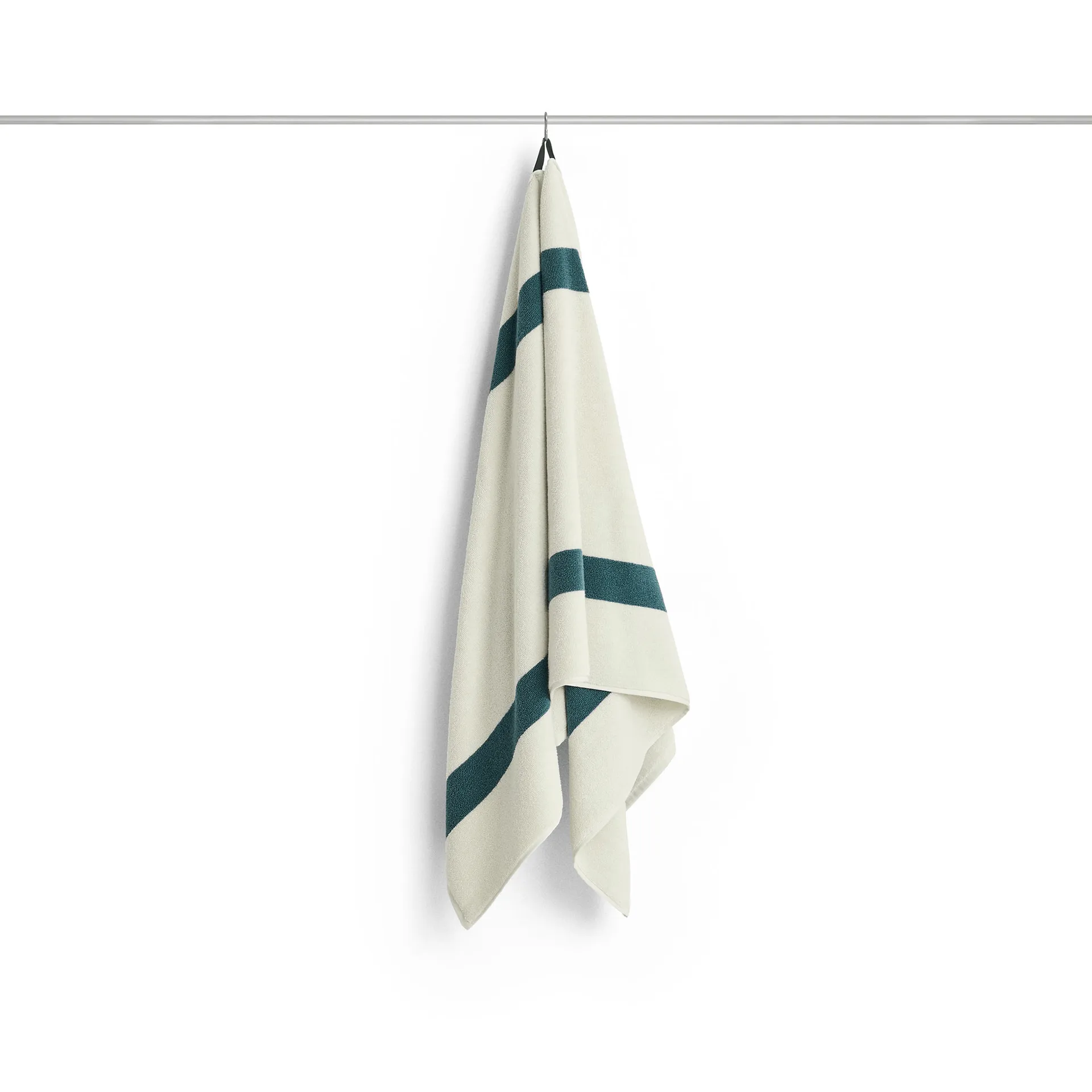 Ręcznik Stripe, Petrol blue, 70x140 cm HAY