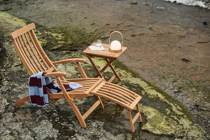 Ręcznik z frotte Stripe 50x100 cm, Bordeaux-Sky blue HAY