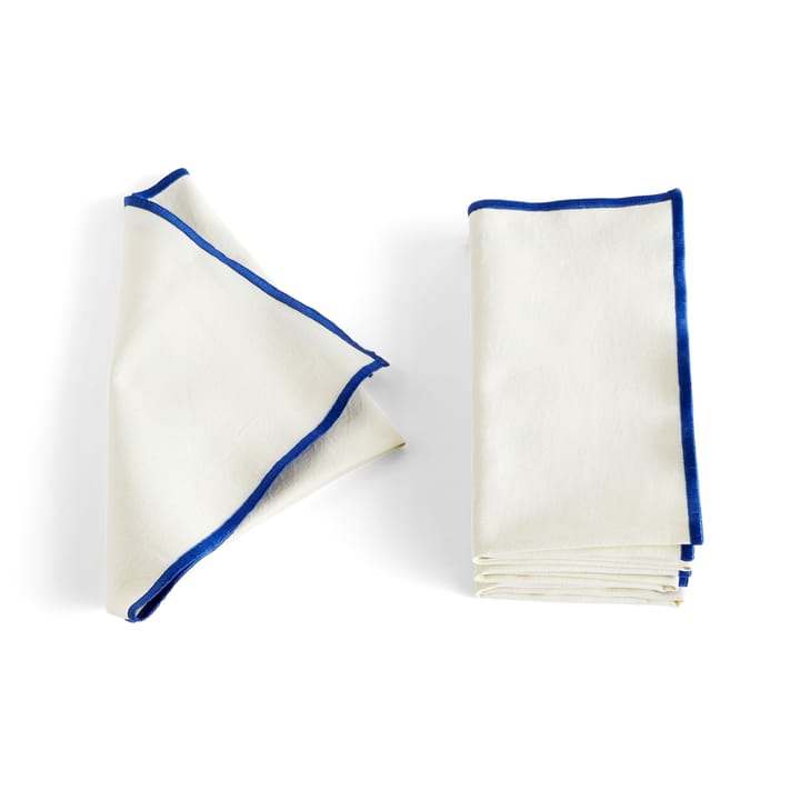 Serwetka z materiału Outline 4-pak - Cream - HAY