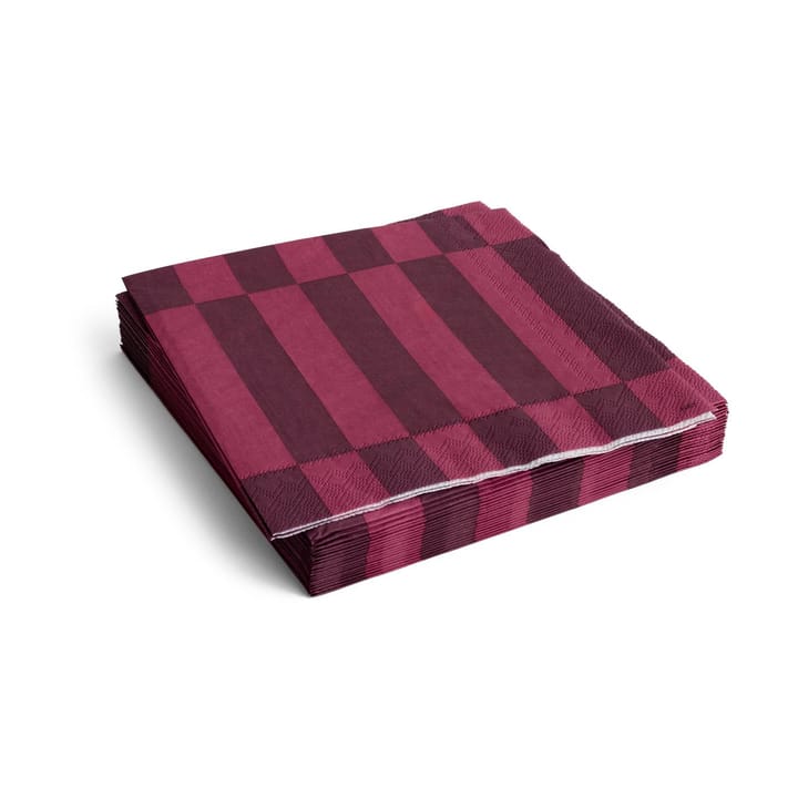 Serwetki Pattern Dinner40x40 cm, 20 sztuk - Bordeaux-wine - HAY