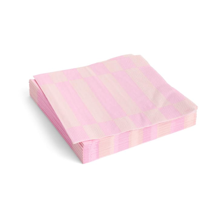 Serwetki Pattern Lunch 33x33 cm, 20-sztuk - Light pink-rose - HAY