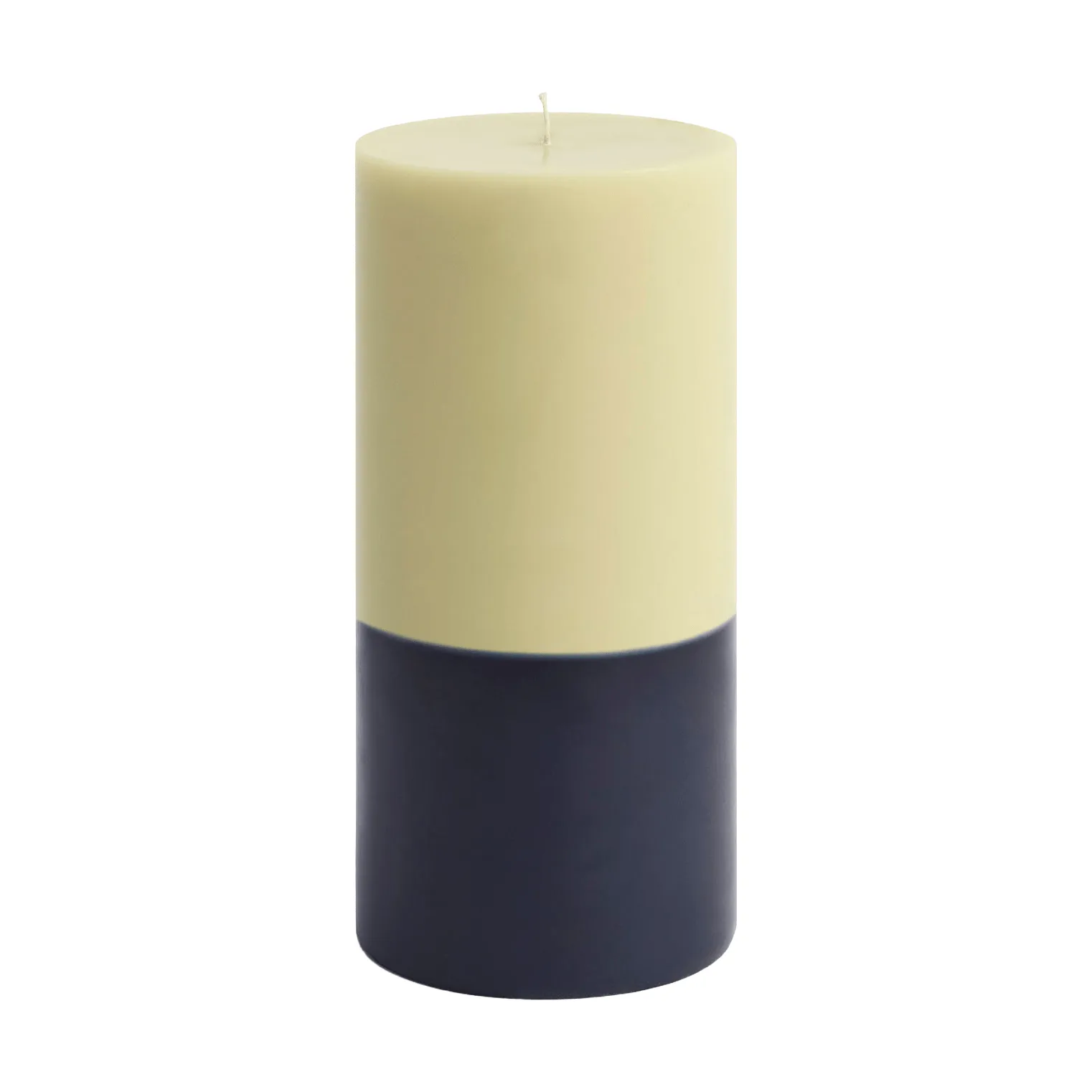 Silo Candle świeca blokowa, Lime white-midnight blue, Ø9,5x20 cm HAY