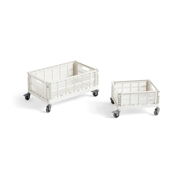 Skrzynka Colour Crate, 4-pak - Duża - HAY