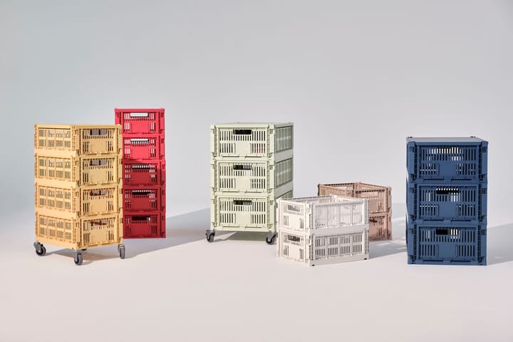 Skrzynka Colour Crate, 4-pak, Duża HAY
