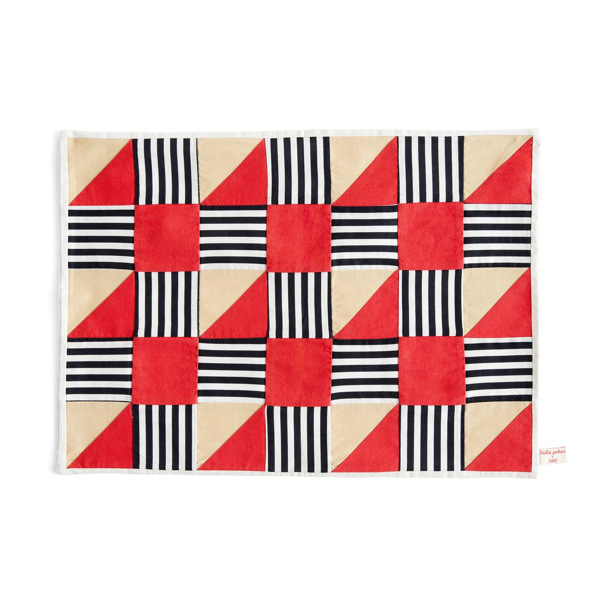 Sobremesa mata stołowa 31x45 cm, Stripe red HAY