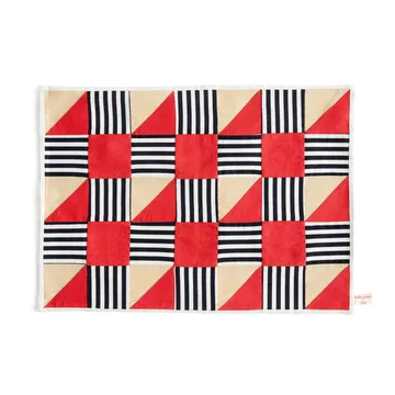 Sobremesa mata stołowa 31x45 cm - Stripe red - HAY