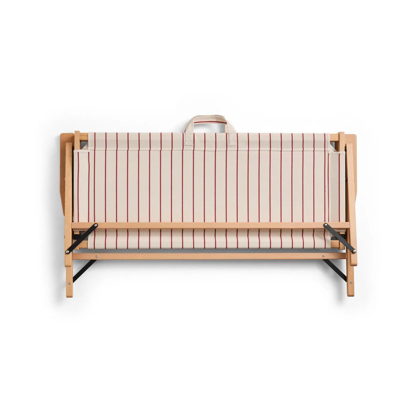 Sofa składana Outdoor Market, Beige-red, 2-osobowa HAY