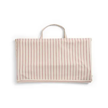 Sofa składana Outdoor Market - Beige-red, 2-osobowa - HAY