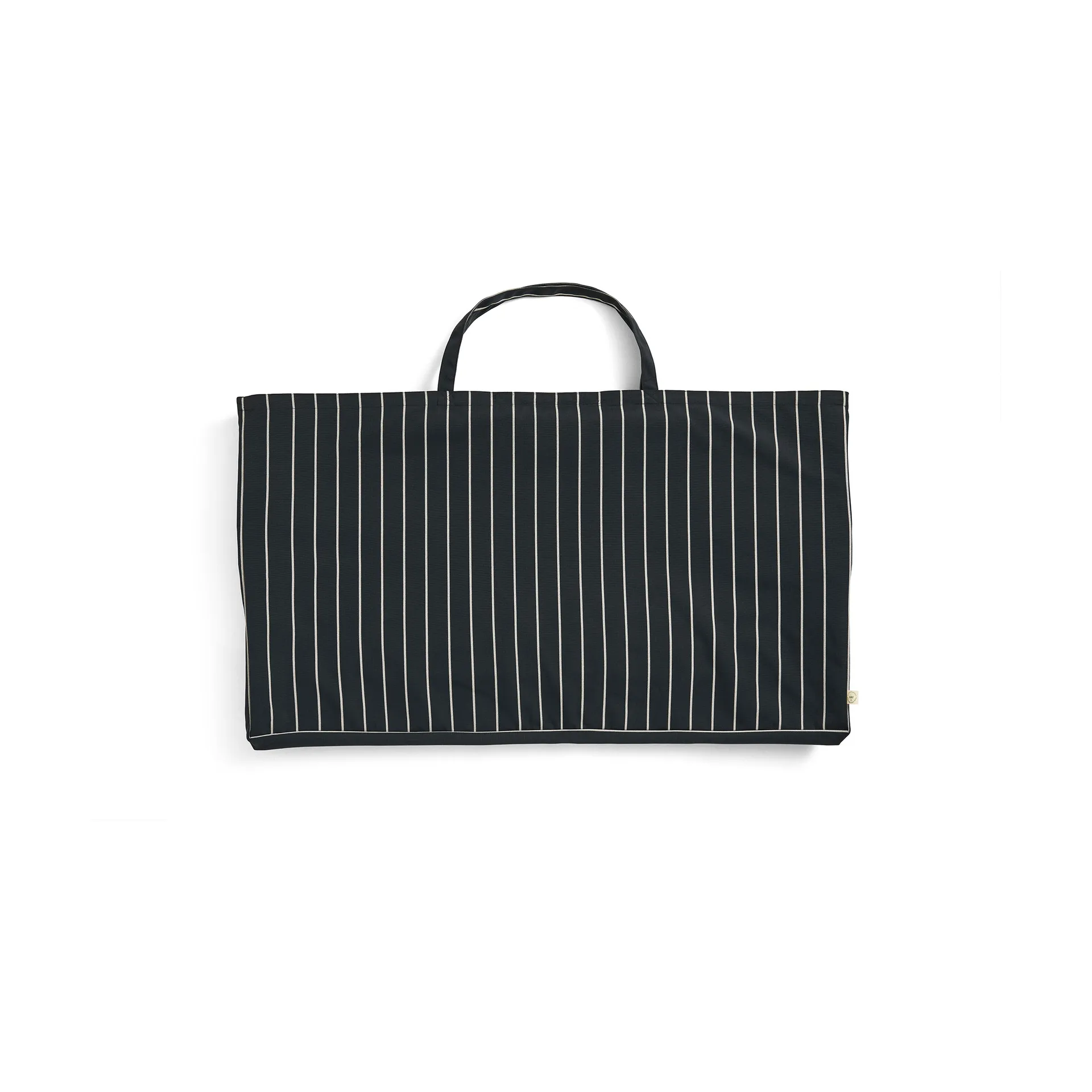 Sofa składana Outdoor Market, Black-beige, 2-osobowa HAY