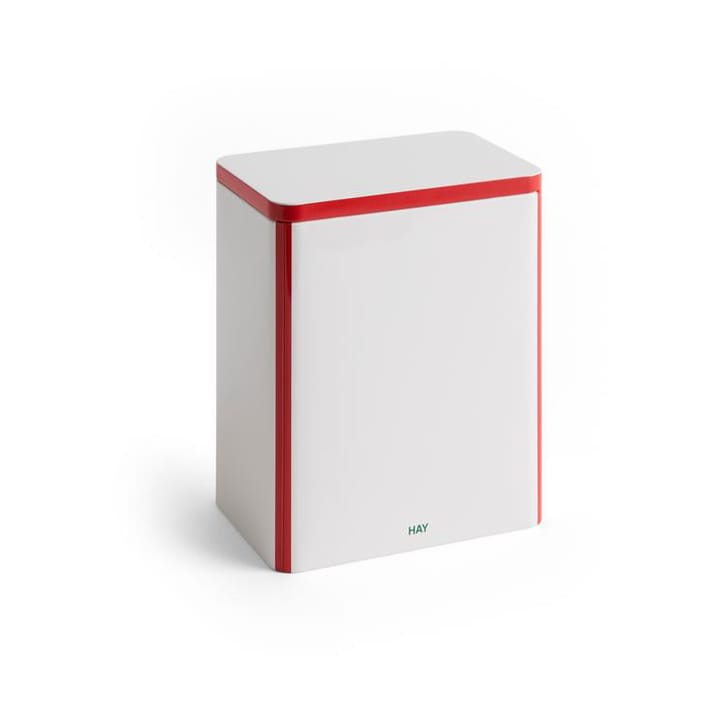 Słój do przechowywania Tin Container large - Off white-red - HAY