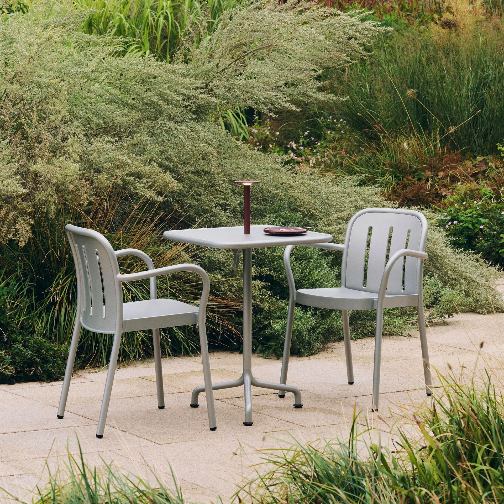 Stół Deville 60x70x74 cm, Silver grey HAY