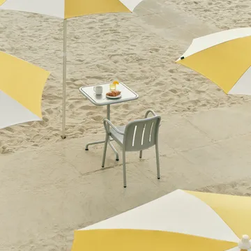 Stół Deville - Silver grey, 60x70x74 cm - HAY