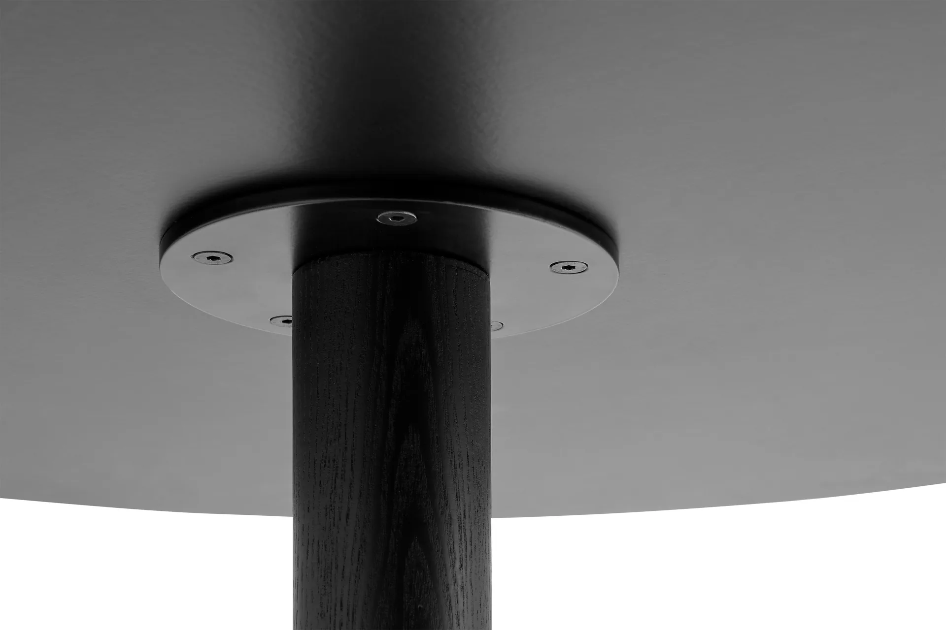 Stół do jadalni Pastis Table Ø90, Black lacquered ash HAY