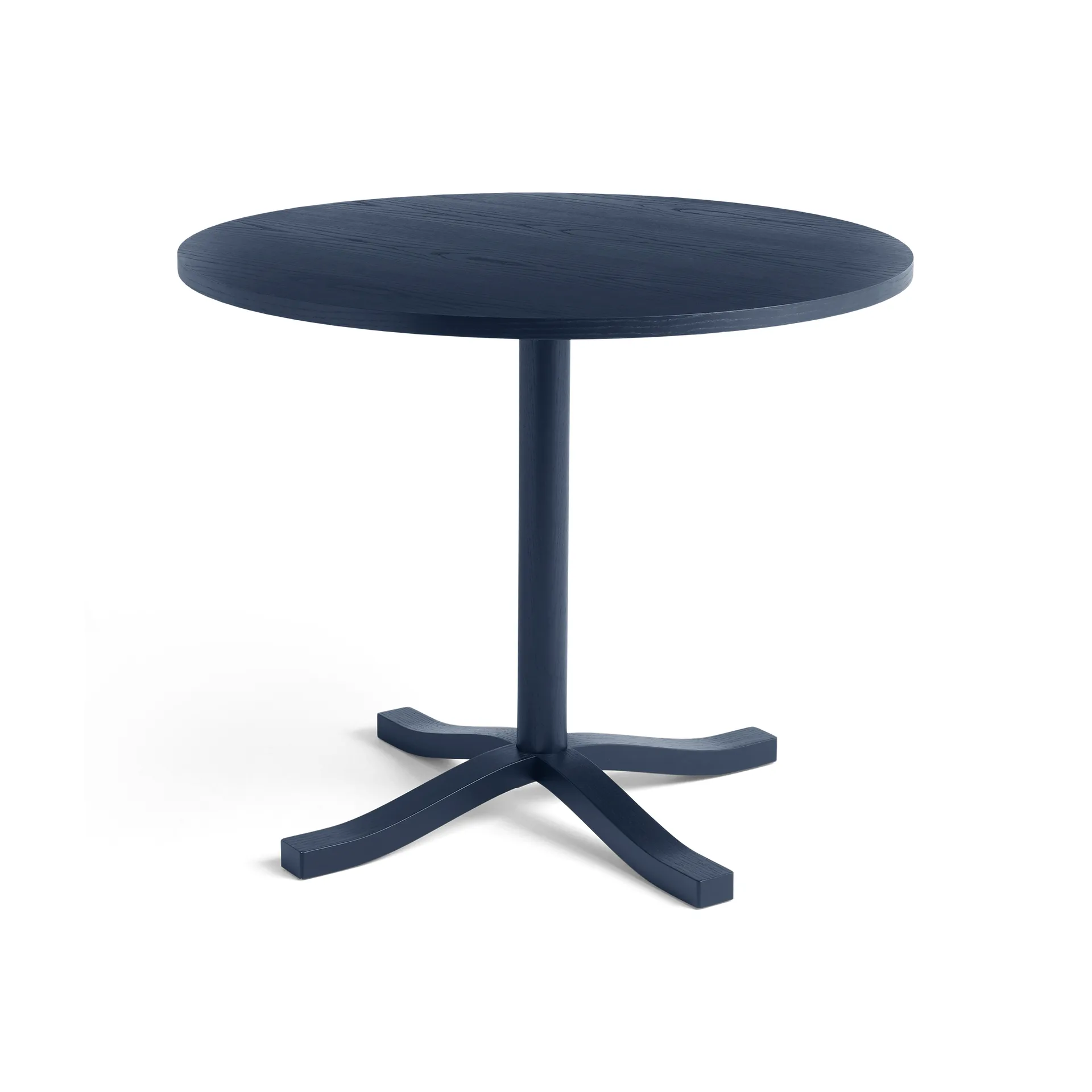 Stół do jadalni Pastis Table Ø90, Steel blue lacquered ash HAY