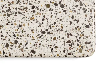 Stół do jadalni Terrazzo Ø70 cm - Grey terrazzo-anthracite - HAY