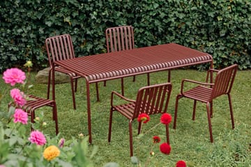 Stół jadalniany Palissade 170x90 cm - Iron red - HAY