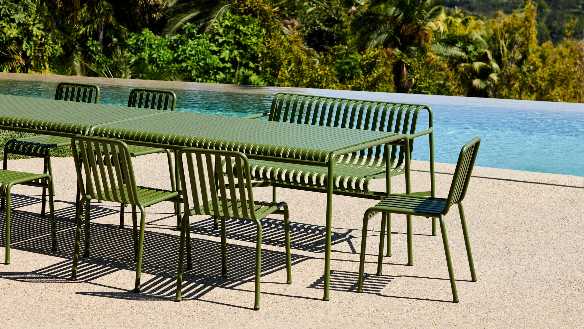 Stół jadalniany Palissade 170x90 cm, Olive green HAY