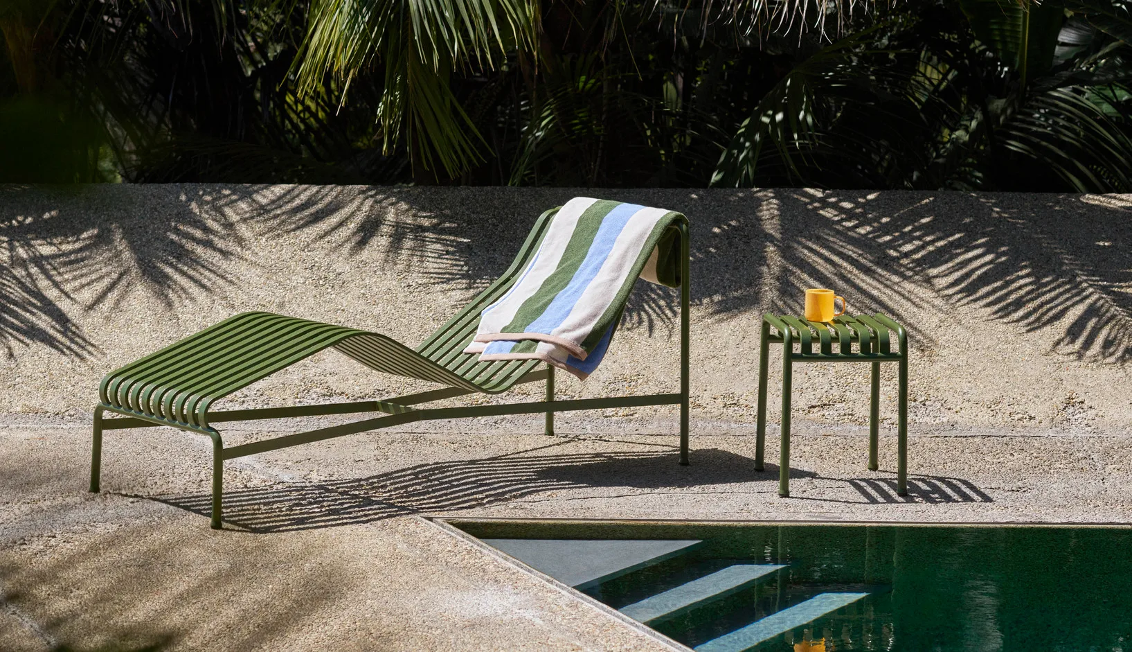 Stołek Palissade, Olive HAY