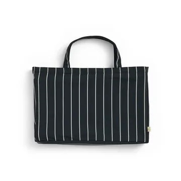 Stołek składany Outdoor Market - Black-beige - HAY