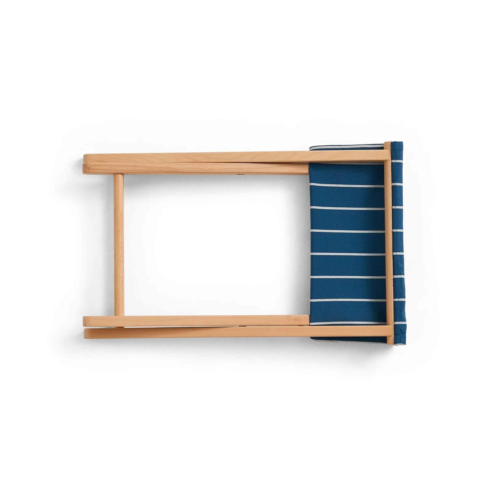 Stołek składany Outdoor Market, Blue-beige HAY