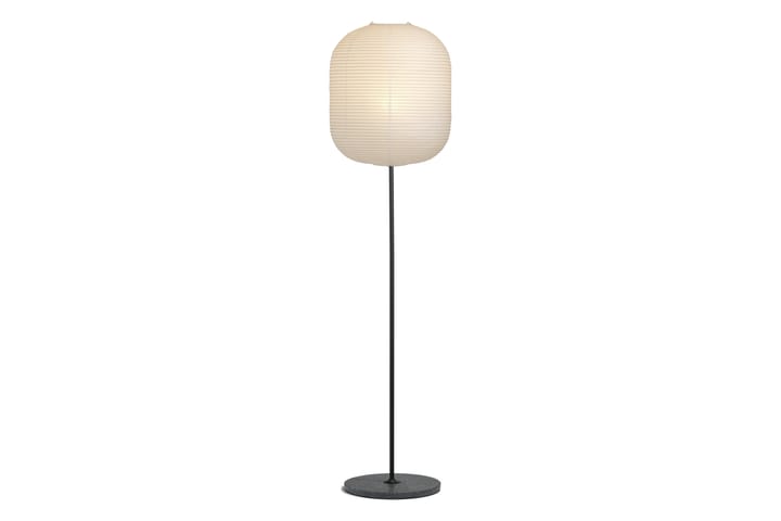 Stojak podłogowy Common 129 cm, Soft black-black terrazzo HAY