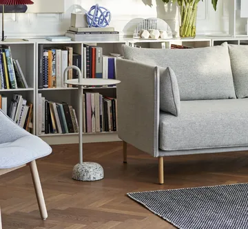 Stolik boczny Bowler - Beige-granite - HAY