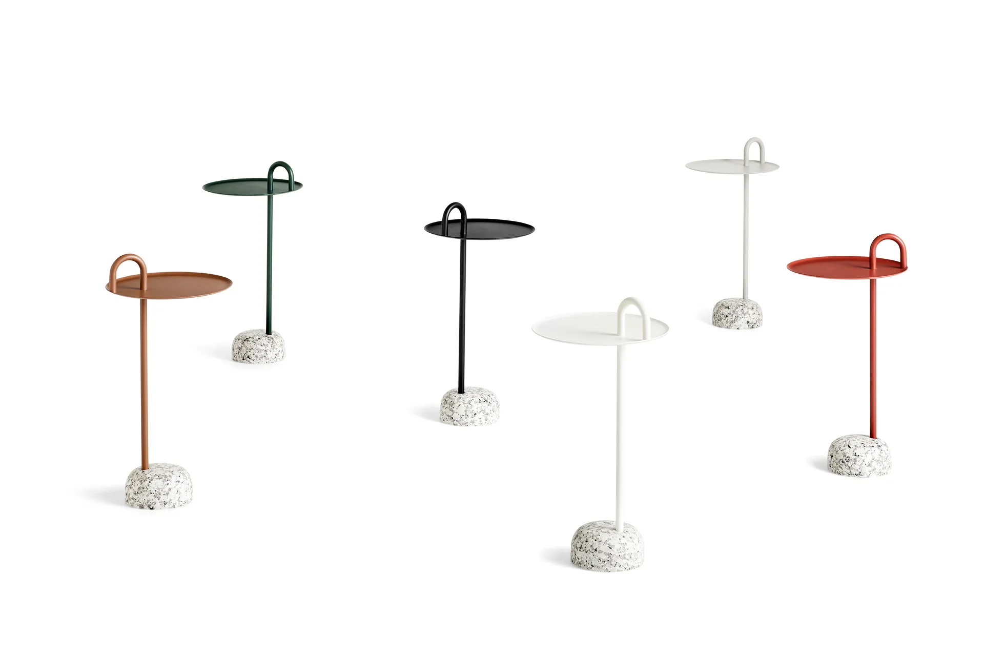 Stolik boczny Bowler, Fir green-granite HAY