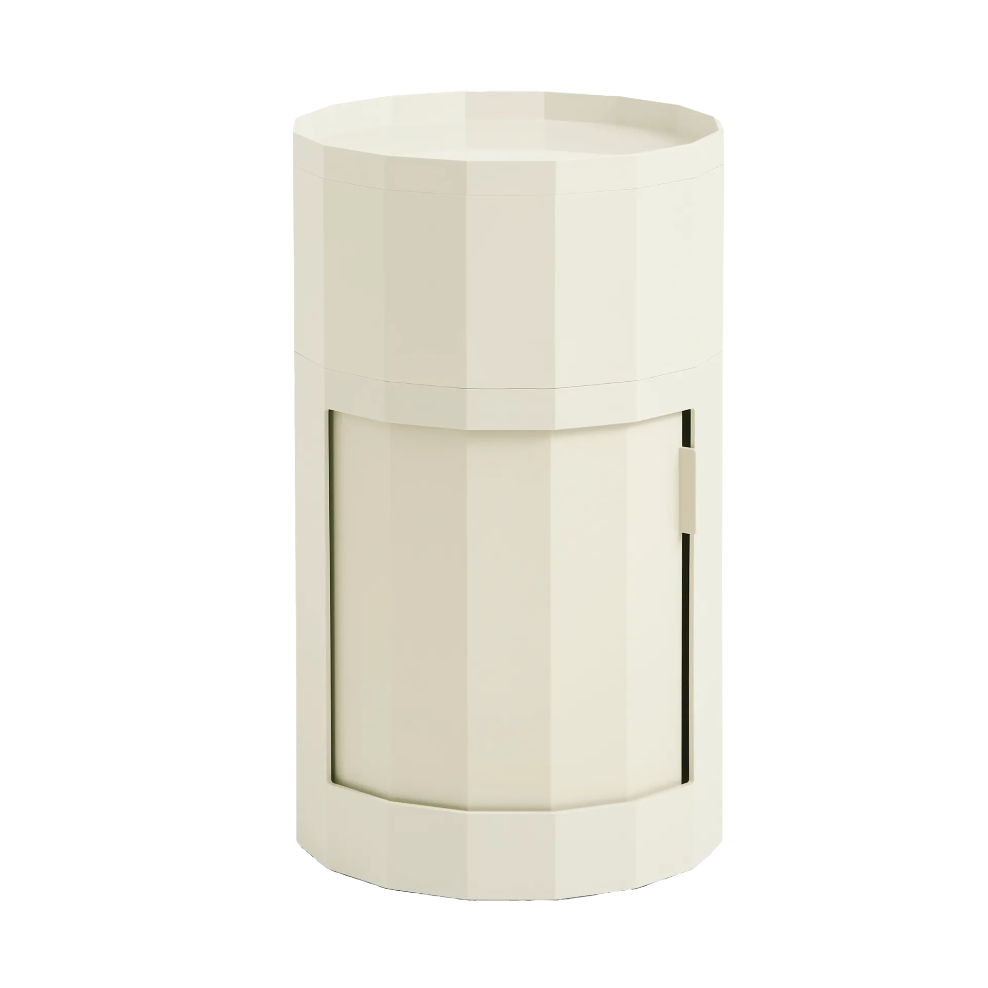 Stolik boczny Facet Cabinet 101, Eggshell HAY