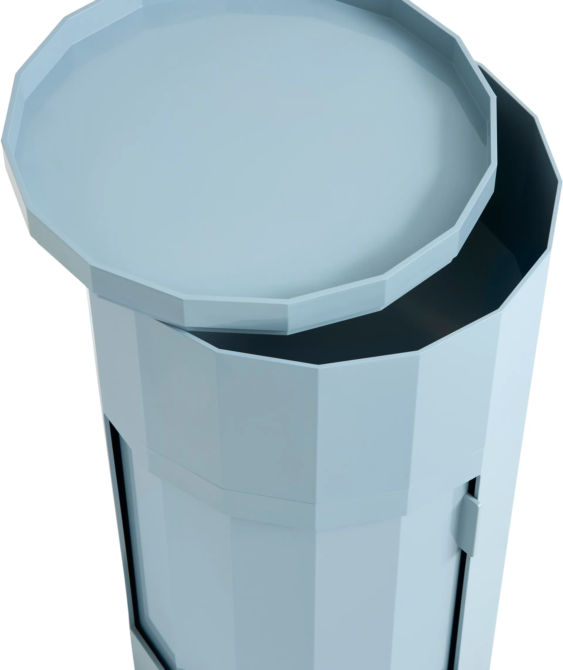 Stolik boczny Facet Cabinet 110 , Misty blue HAY