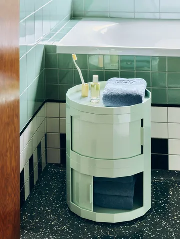 Stolik boczny Facet Cabinet 20 - Soft mint - HAY