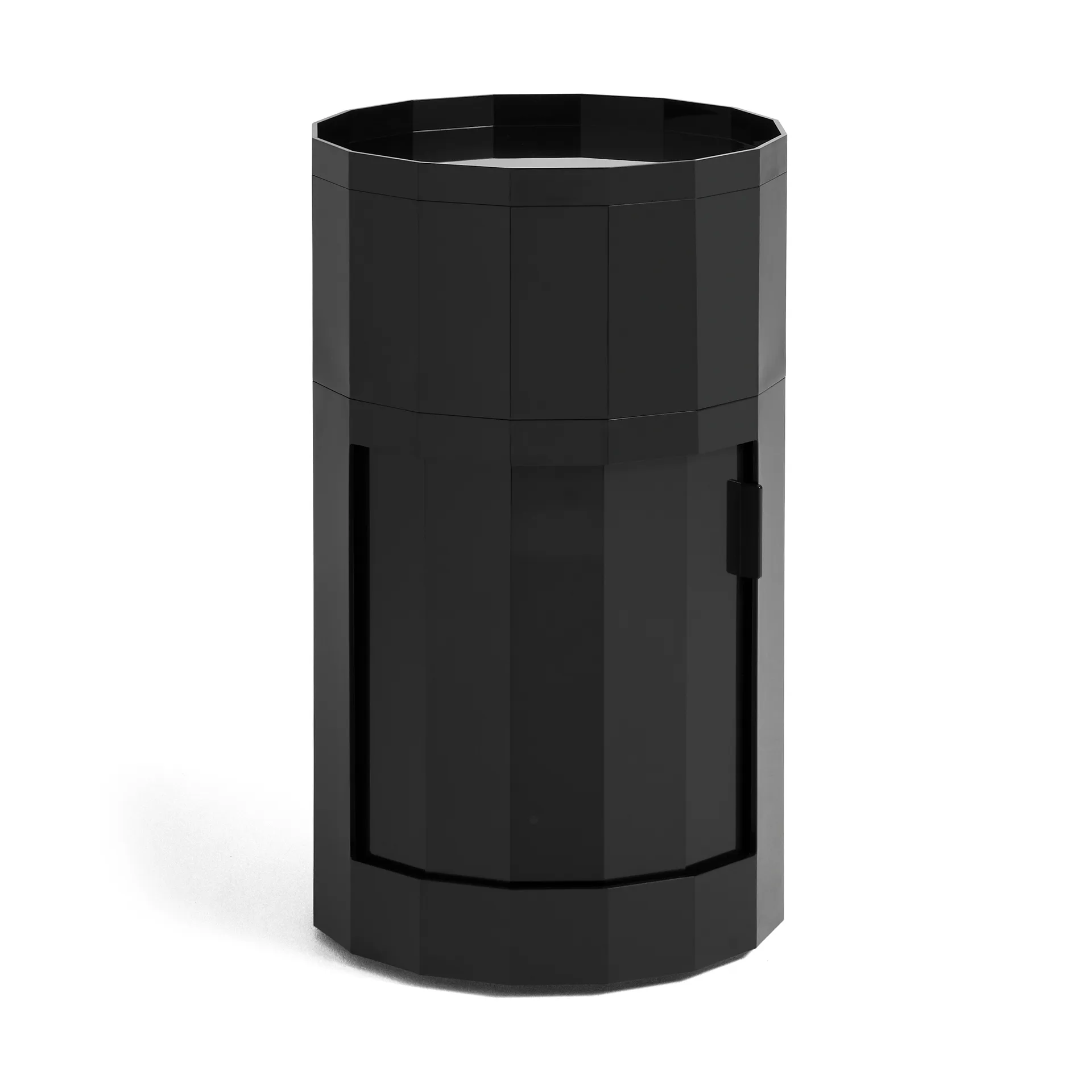 Stolik boczny Facet Cabinet high stopy/koła 66 cm, Anthracite HAY