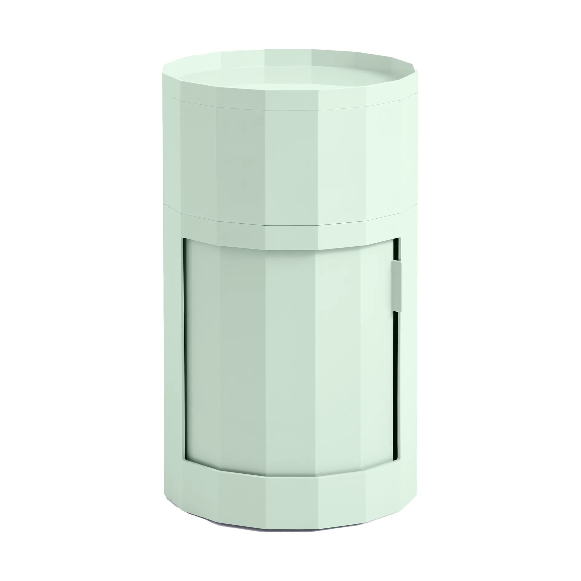 Stolik boczny Facet Cabinet high stopy/koła 66 cm, Soft mint HAY