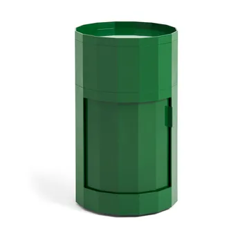 Stolik boczny Facet Cabinet high stopy/koła 66 cm - Spinach green - HAY