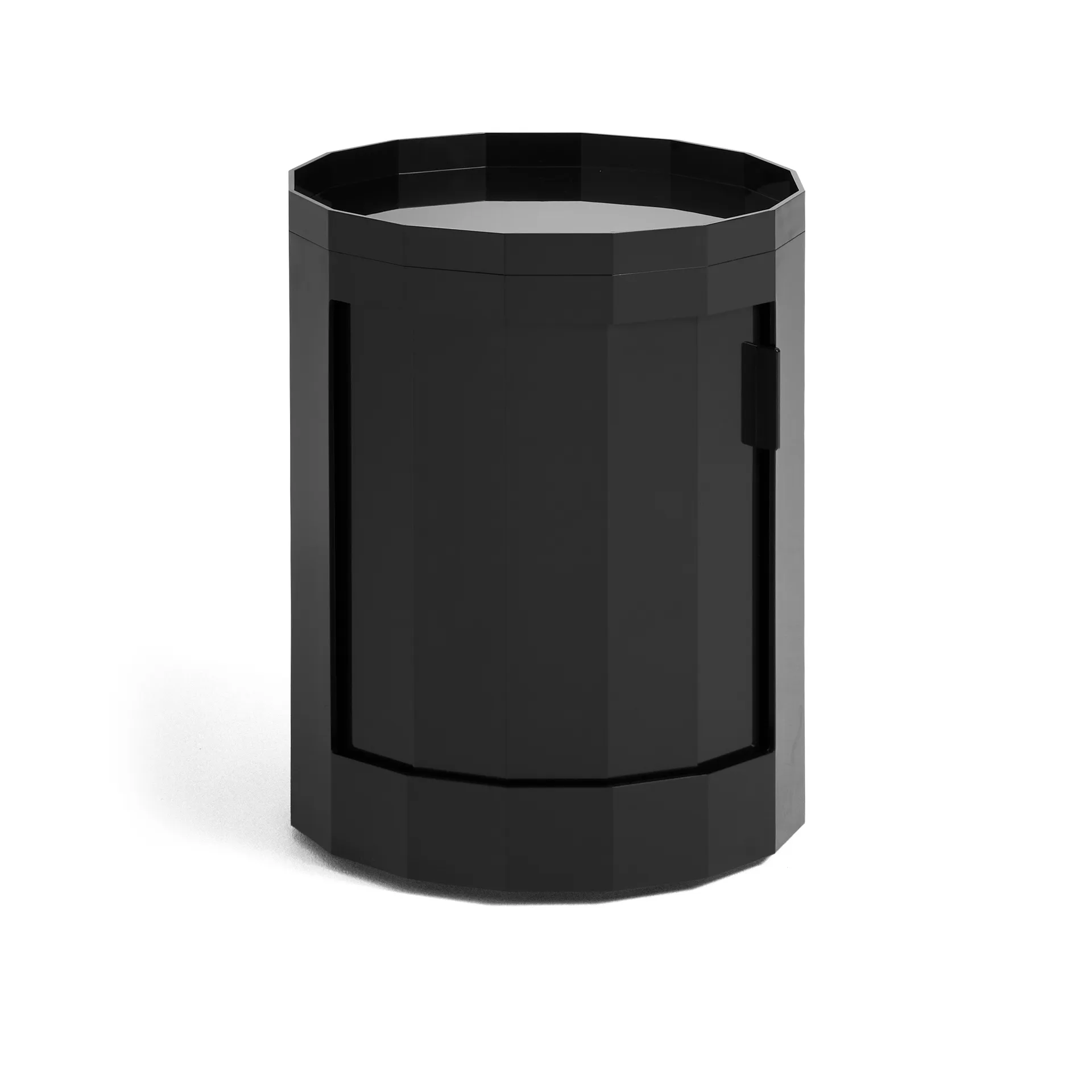 Stolik boczny Facet Cabinet low stopy/koła 49 cm, Anthracite HAY