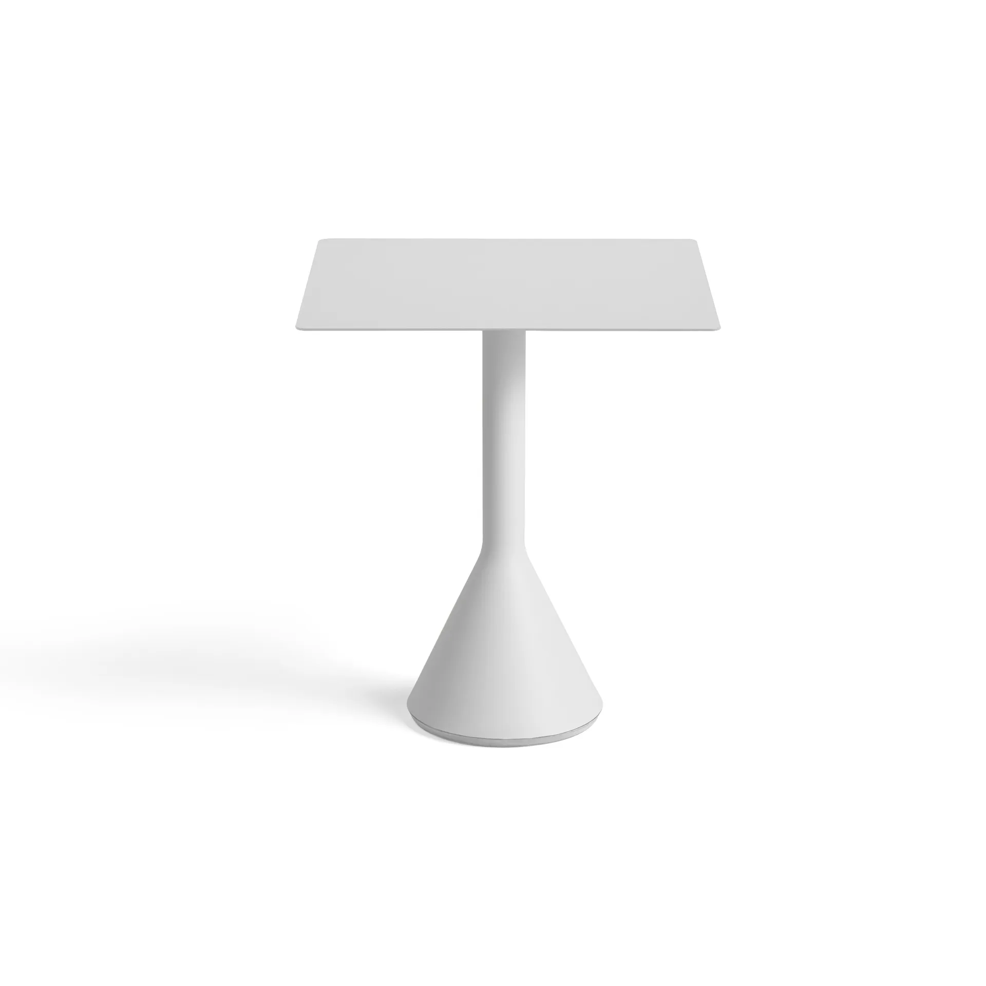 Stolik kawowy kwadratowy 65x65 cm Palissade Cone, Sky grey HAY