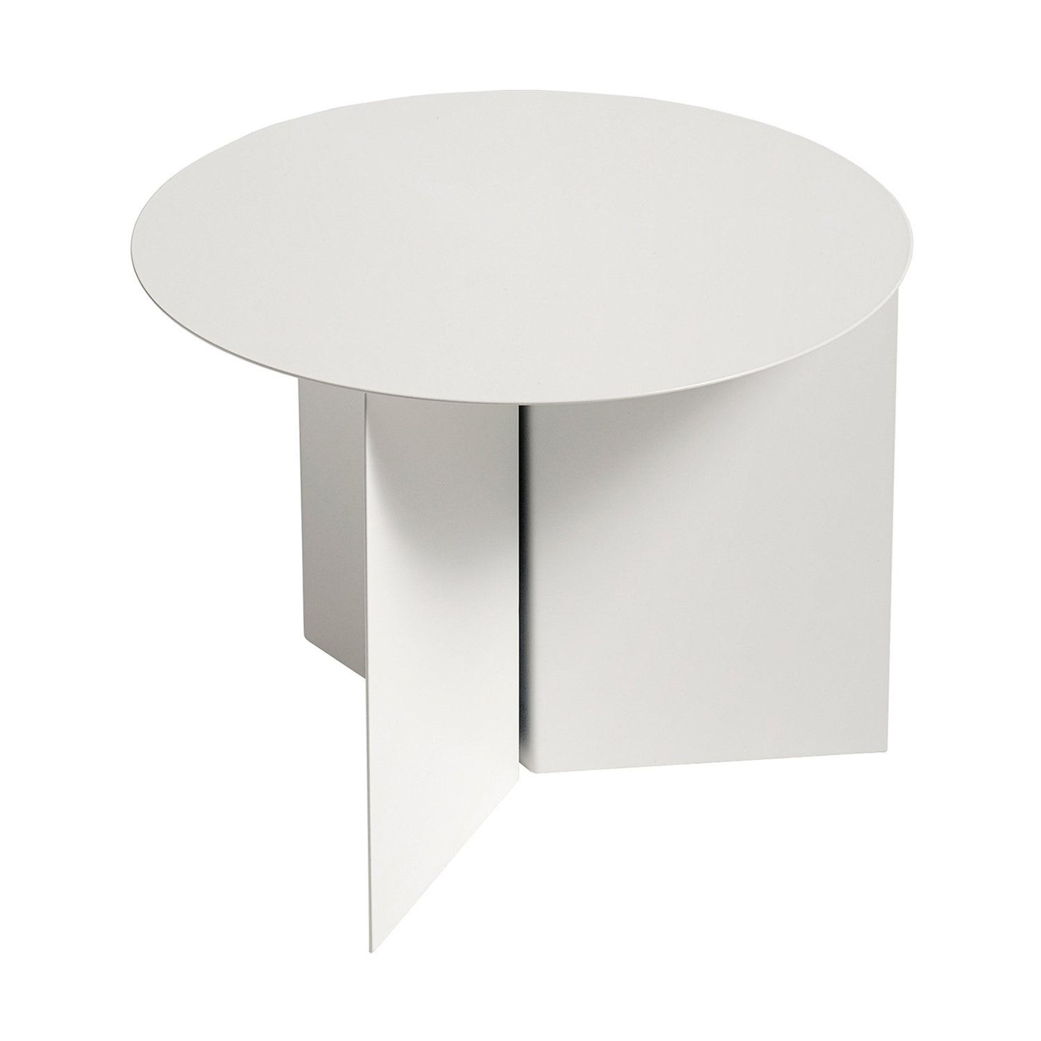 HAY Stolik kawowy Slit Ø45 cm White | Skandynawski Design | Stoliki kawowe | Biały