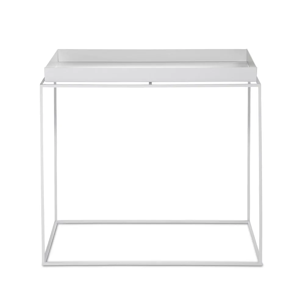 Stolik kawowy Tray Table, White, large HAY