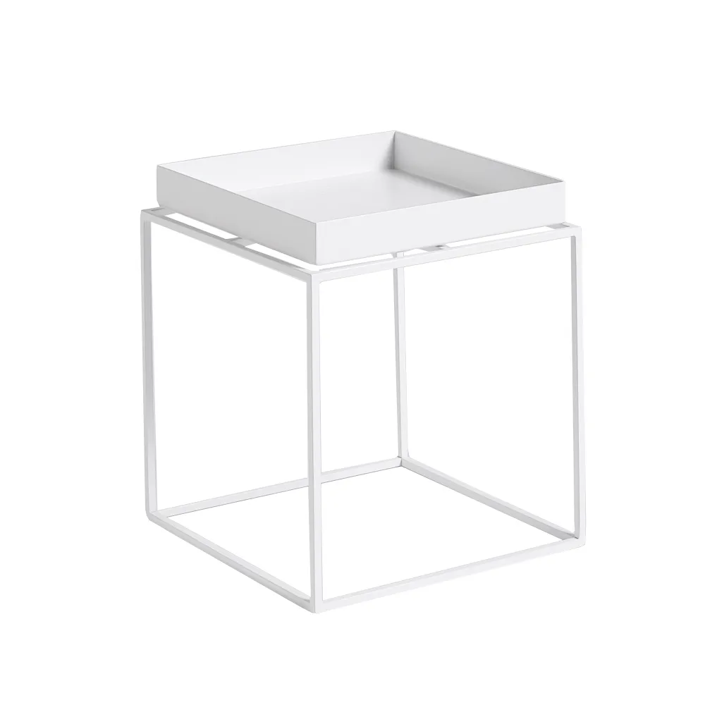 Stolik kawowy Tray Table, White, small HAY