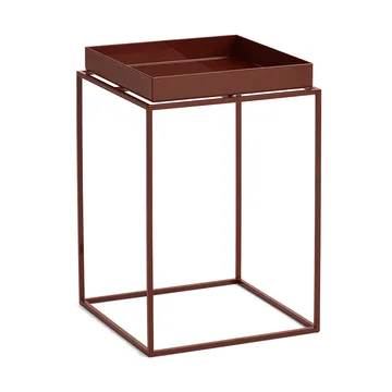 Stolik z tacą Tray Table medium - Chocolate, 30x30x44 cm - HAY