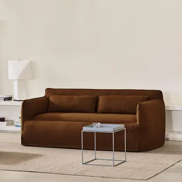 Stolik z tacą Tray Table medium - Soft mint, 40x40x44 cm - HAY