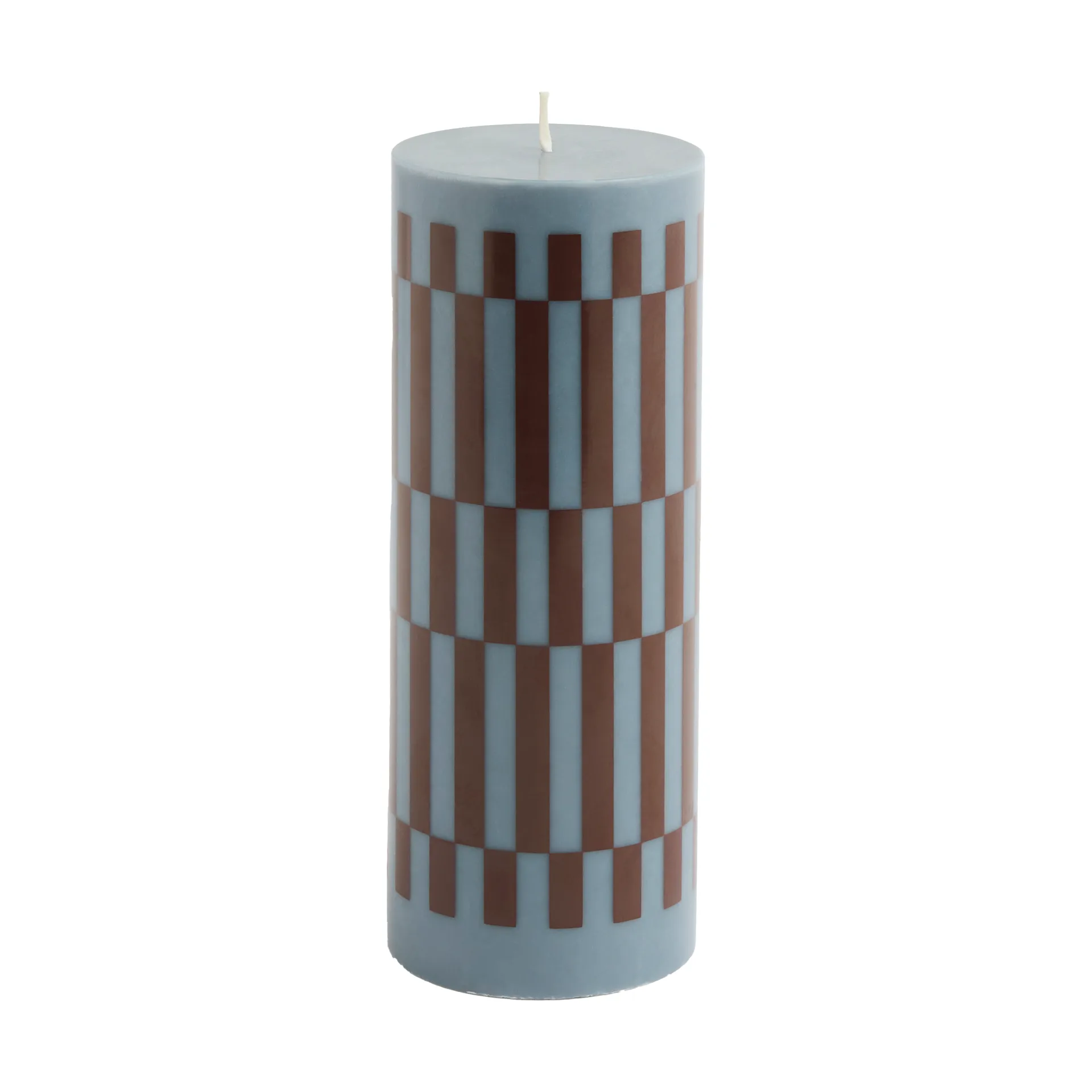 Świeca Column Candle medium 20 cm, Anthrachite-bordeaux HAY
