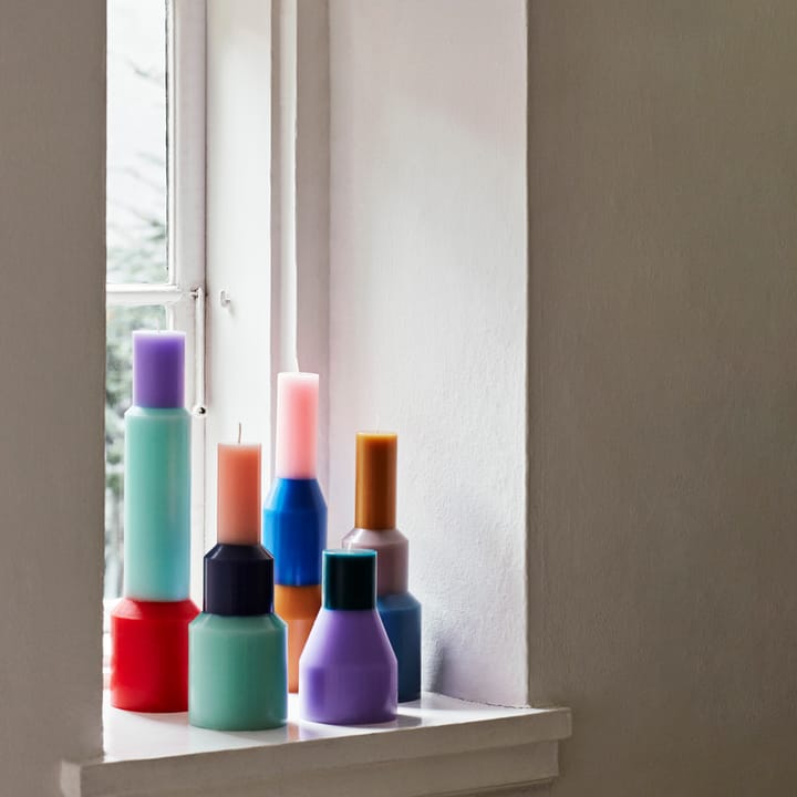 Świeca Pillar, blue, m HAY
