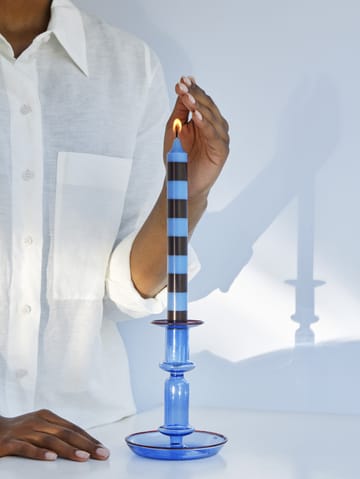 Świeca Stripe 4-pak - Jasne - HAY