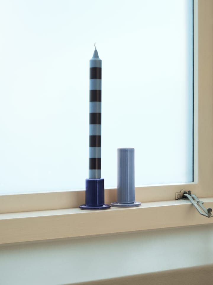 Świeca Stripe 4-pak, Jasne HAY